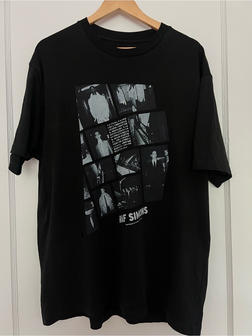 Raf Simons Black Graphic Photo-Panel Crew T-Shirt (Duplicate)